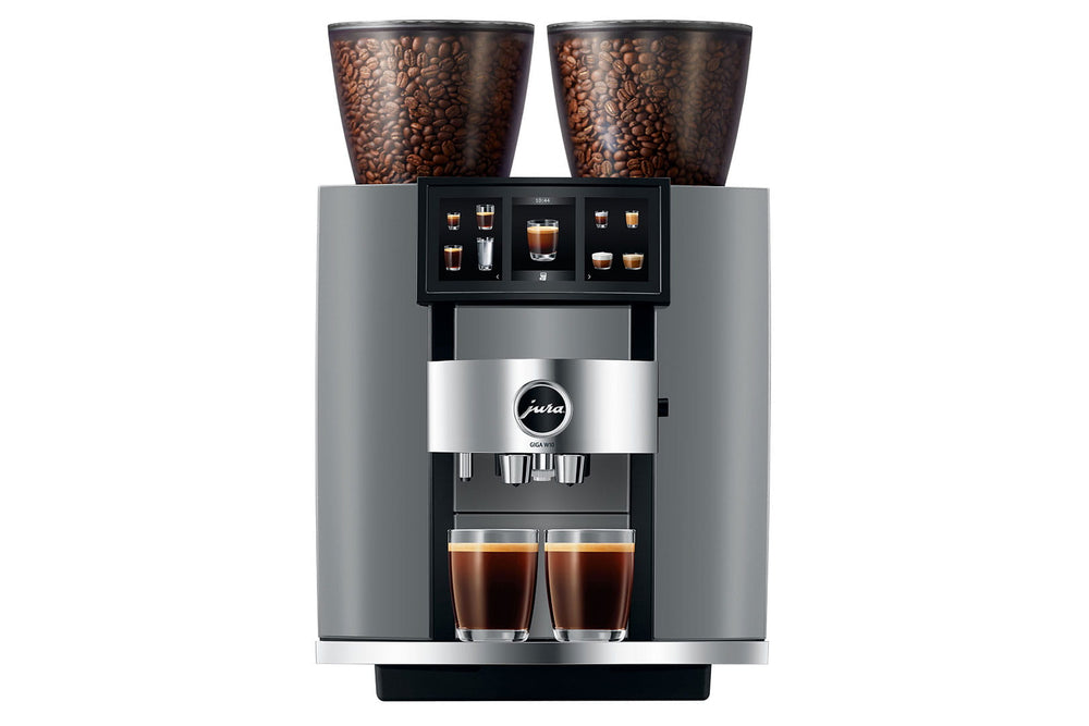 JURA GIGA W10 Diamond Silver (EA) avec café gratuit d'une valeur de 65 €