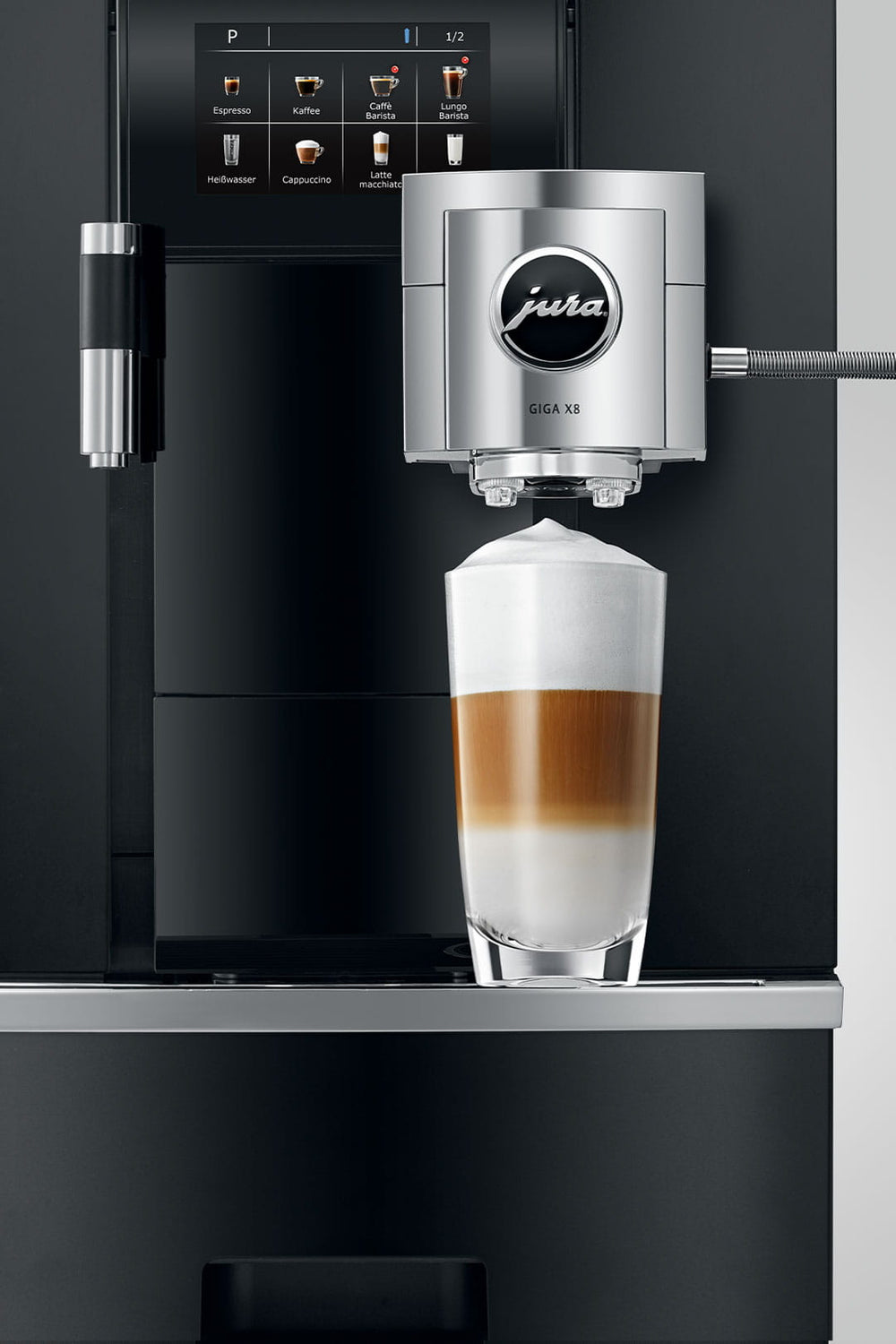 JURA GIGA X8c Aluminium black with free coffee worth €65