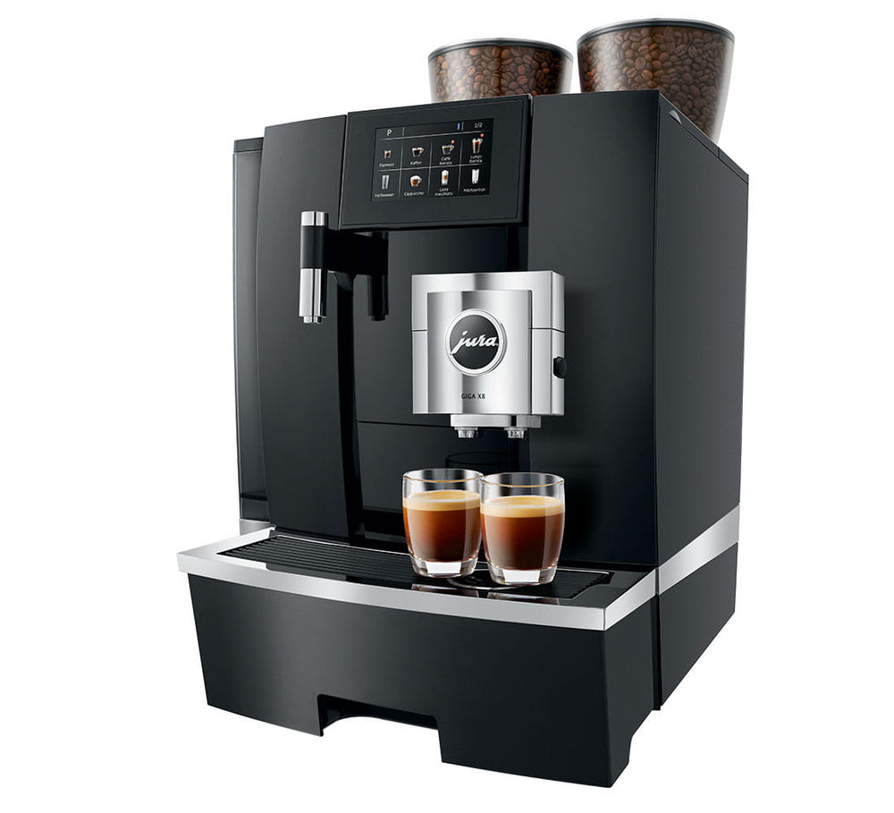 JURA GIGA X8c Aluminium black with free coffee worth €65