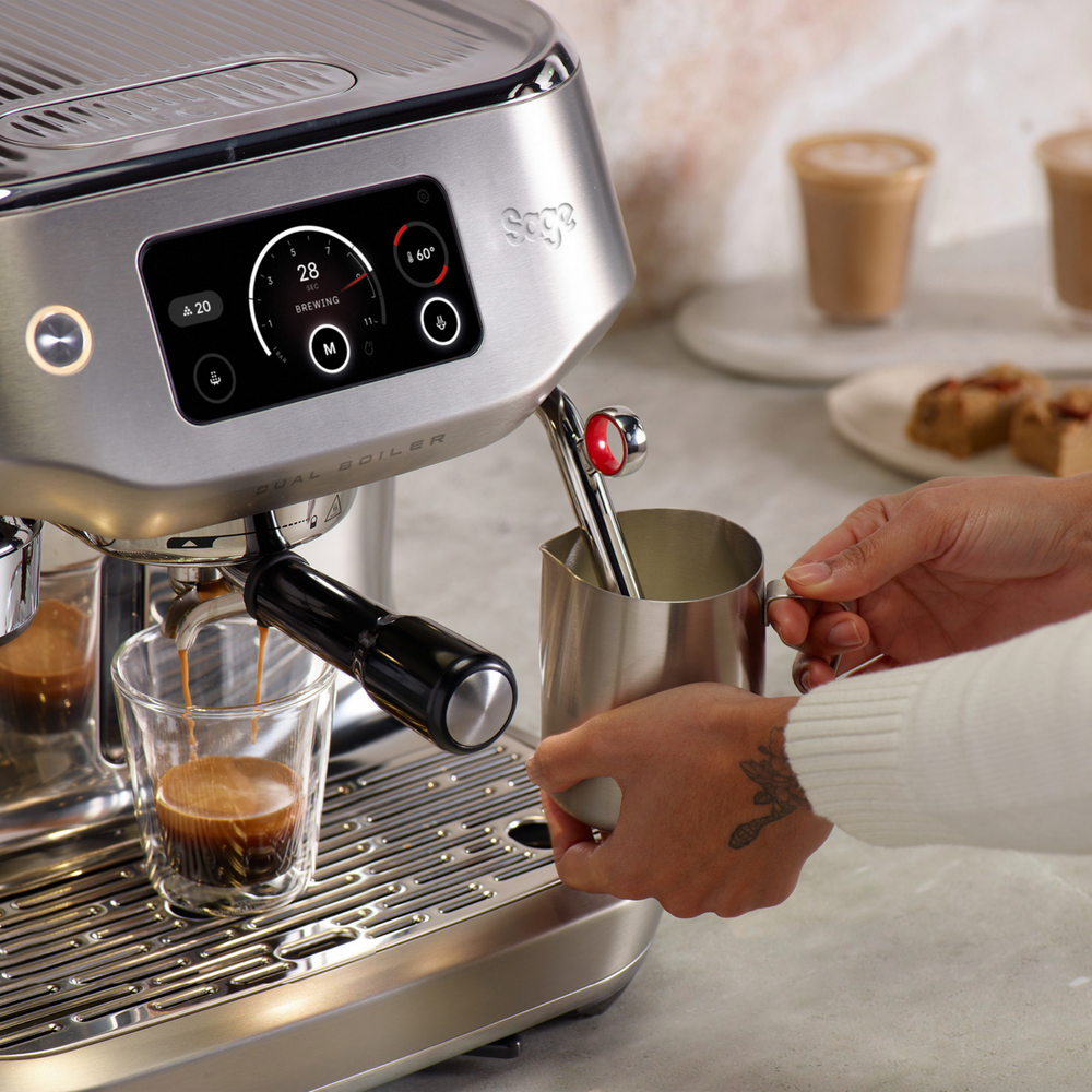 Sage Oracle Dual Boiler Black Truffle - avec cadeau gratuit d'une valeur de 130 €
