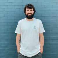 OR T-shirt – Embroidered White Raw Cotton