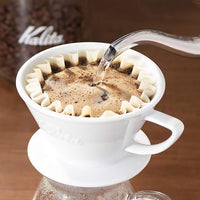 Kalita HA 185 V60 en porcelaine blanche vague