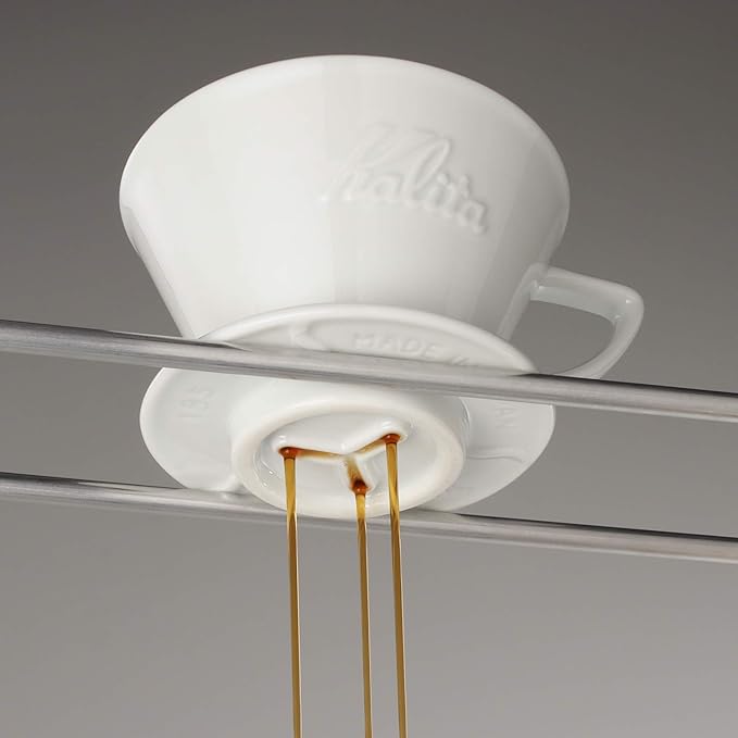 Kalita HA 185 V60 en porcelaine blanche vague