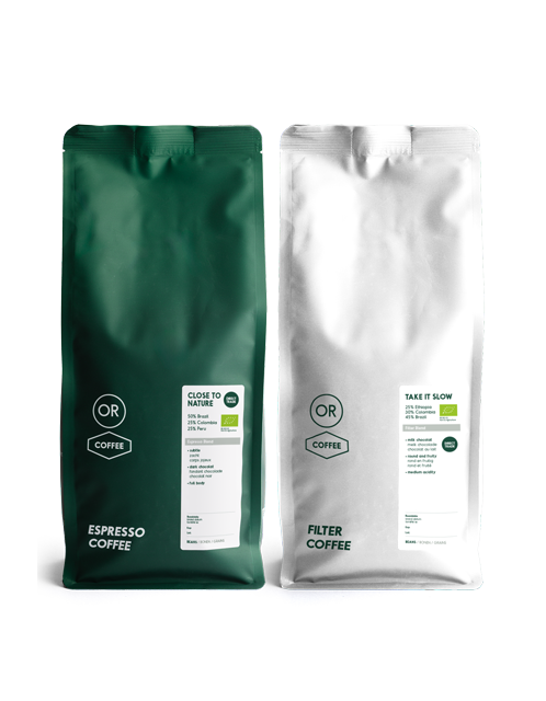 Biologische Specialty Coffee melanges